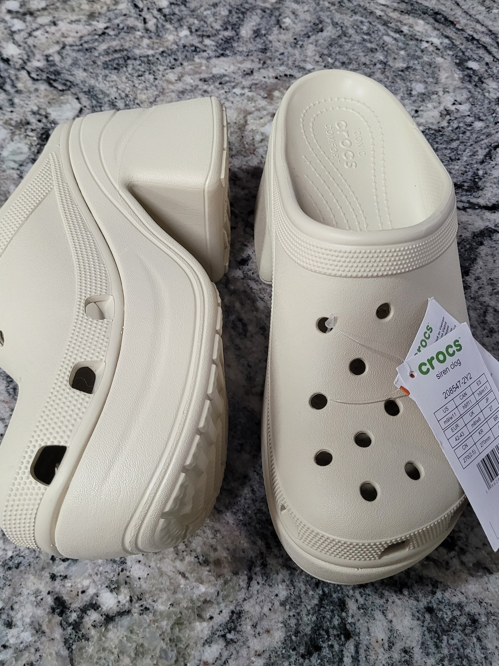 Crocs NWTs Platforms
